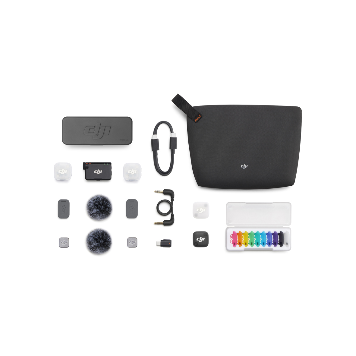 DJI MIC Mini 2 (2 TX + 1 RX+Charging Case), Empfänger, Sender, Ladeschale DJI MIC Mini 2 (2 TX + 1 RX+Charging Case), Empfänger, Sender, Ladeschale