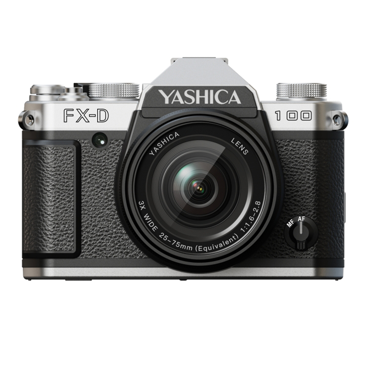 YASHICA FX-D 100 Digital Film Simulation Camera, Filmsilhouettekamera YASHICA FX-D 100 Digital Film Simulation Camera, Filmsilhouettekamera
