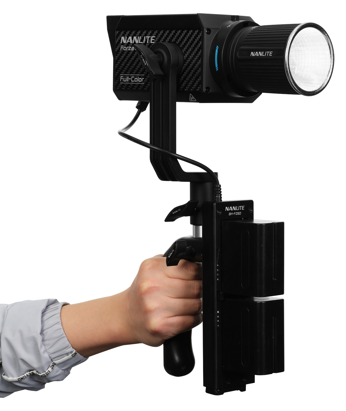 Nanlite FORZA 60C RGBLAC-LED Reportage und Studio-Scheinwerfer 4001072038676