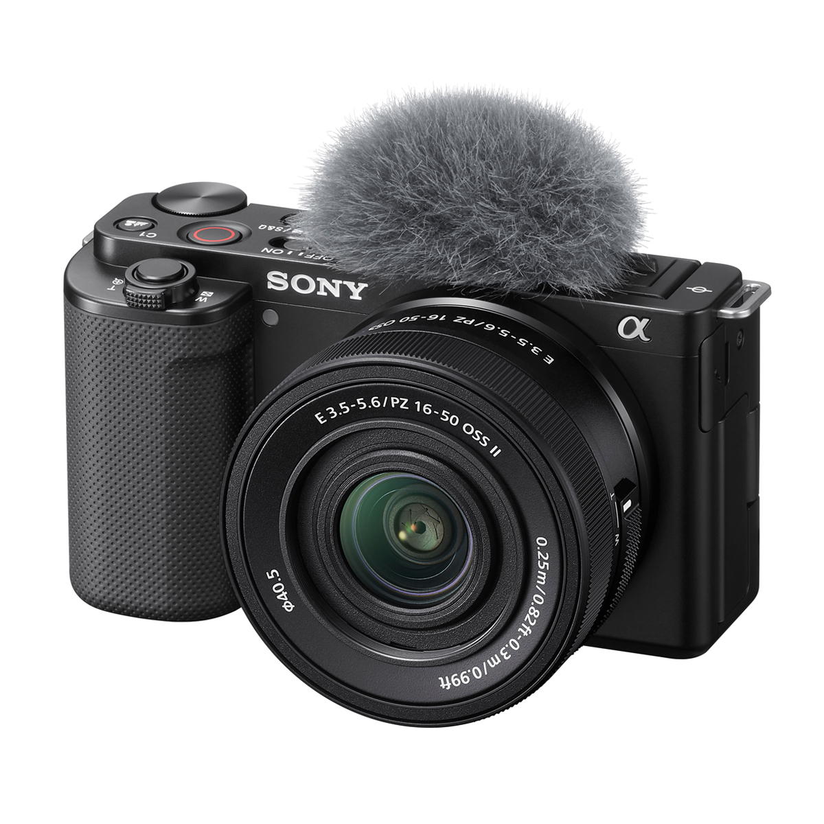 Sony Alpha ZV-E10+SEL 16-50 mm II PZ OSS schwarz, Kamerakit