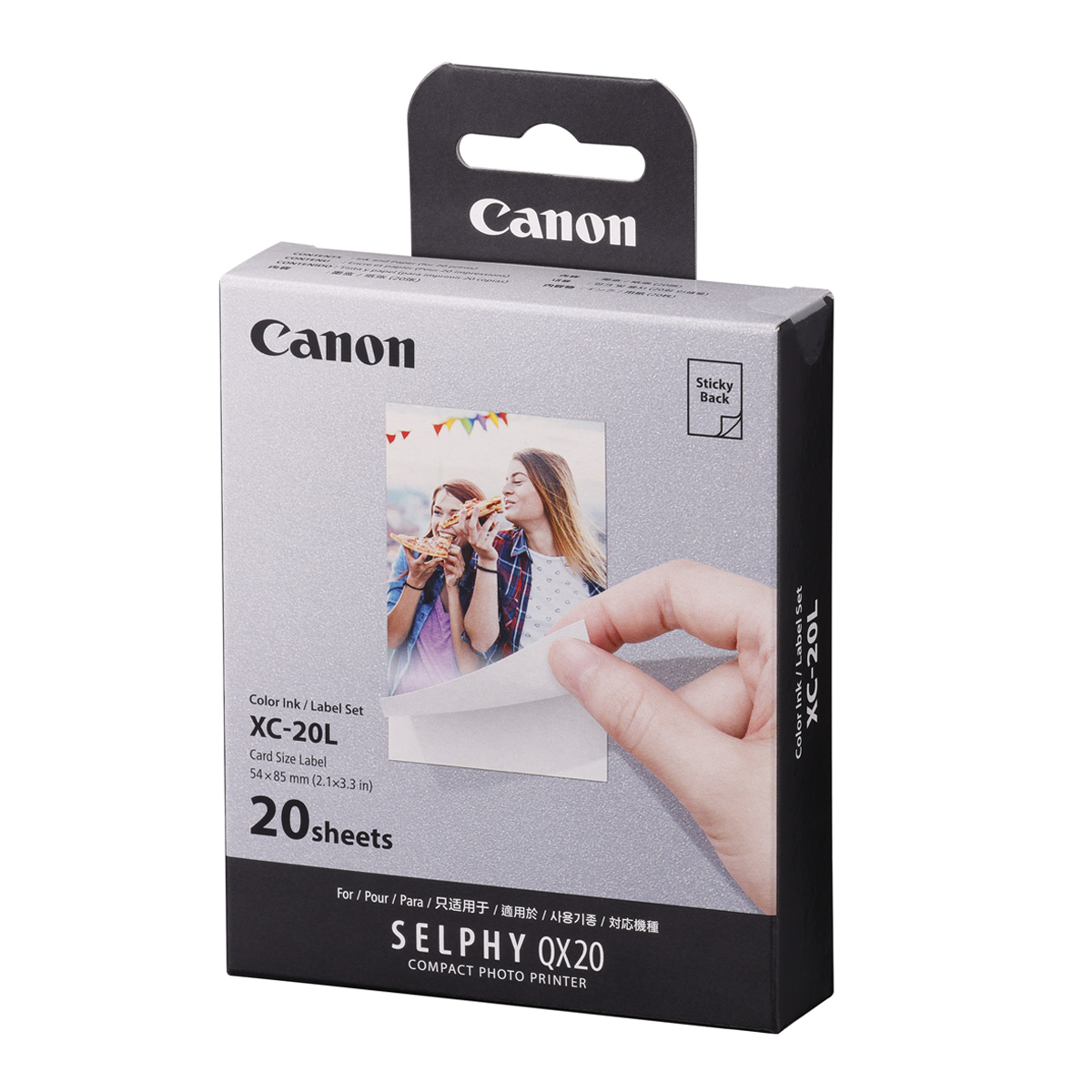 Canon XC-20L Sticker/Ink Set 20 Blatt im Kreditkar 4549292238488