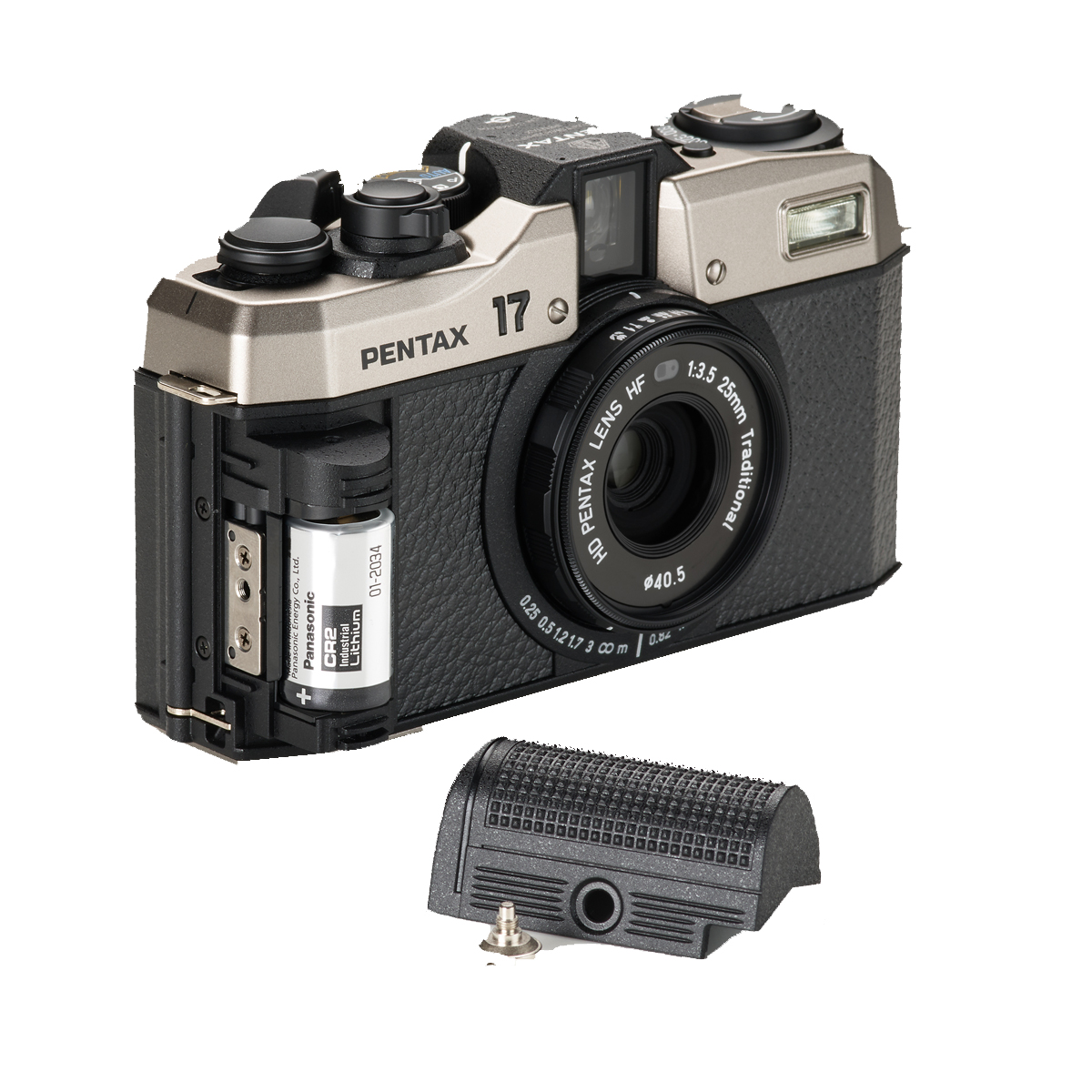 Pentax 17 Dark Silver Analoge Kamera 0027075310063