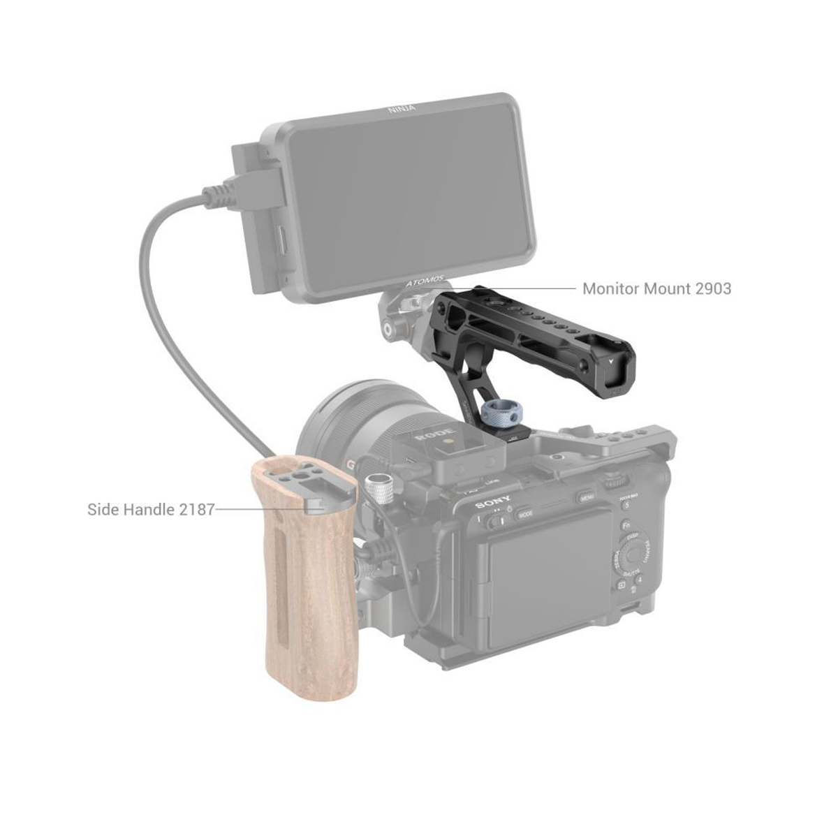 SmallRig 3765 ARRI-Fixiergriff oben Lite 6941590008448