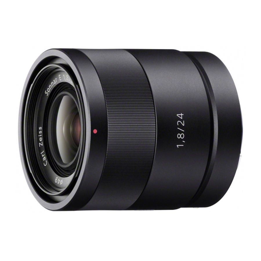Sony Zeiss Sonnar T* SEL 1,8/24 mm Objektiv 4905524796742