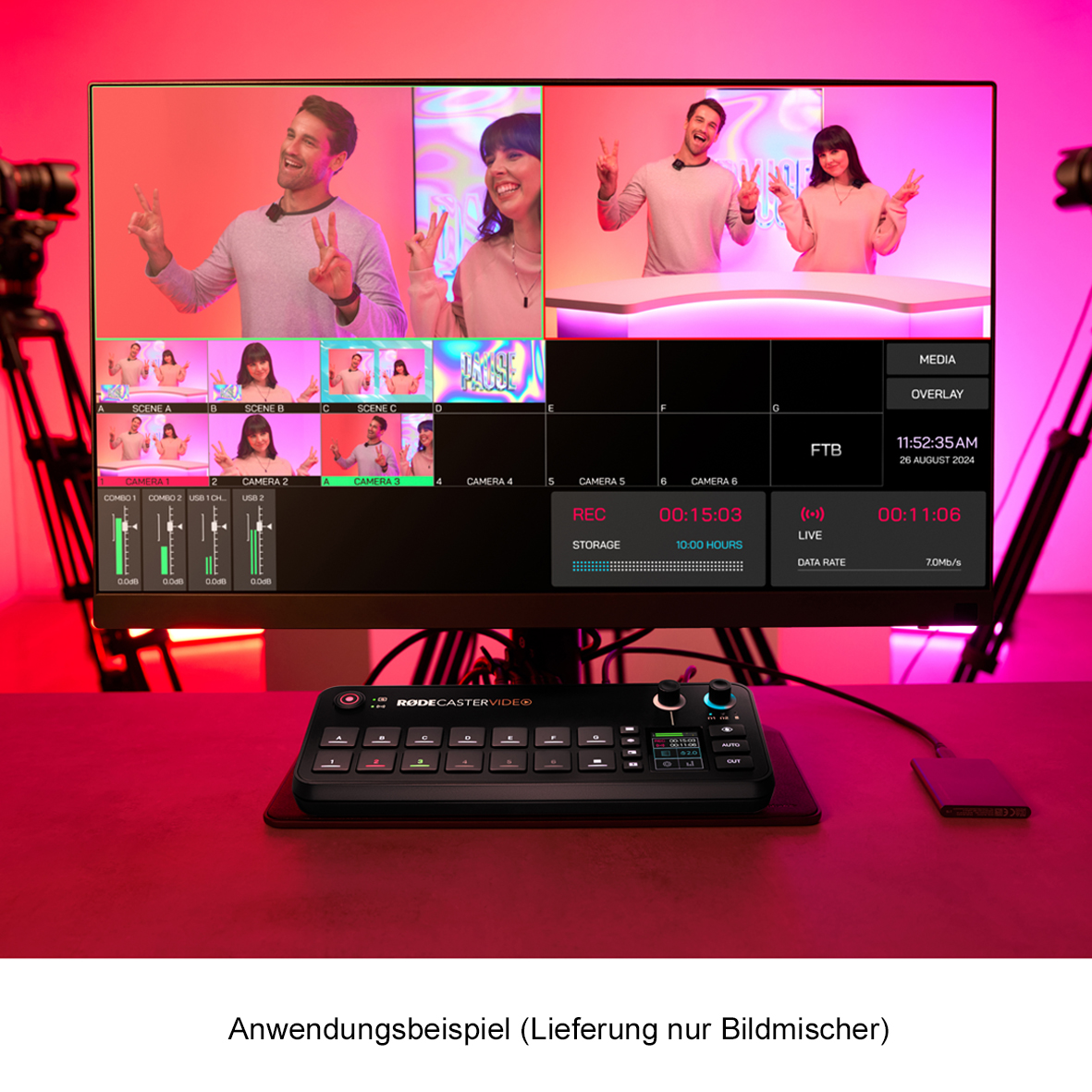 Rode RODECaster Video Production Console, Video-/A 0698813014507