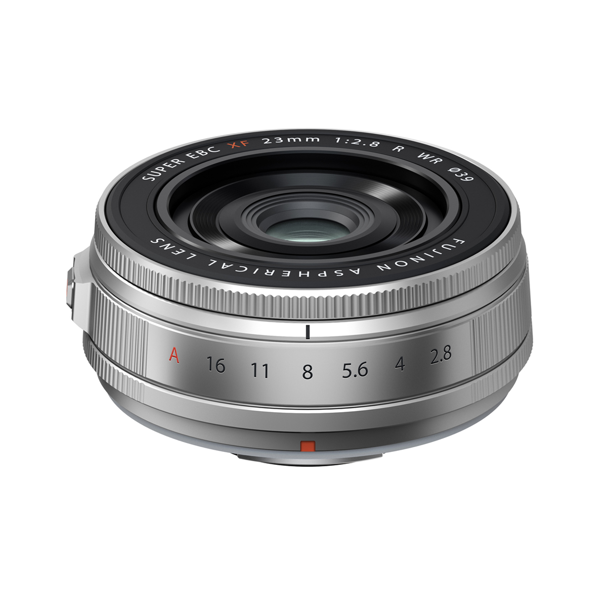 FUJIFILM FUJINON XF 2,8/23 mm R WR PD silber, Objektiv FUJIFILM FUJINON XF 2,8/23 mm R WR PD silber, Objektiv