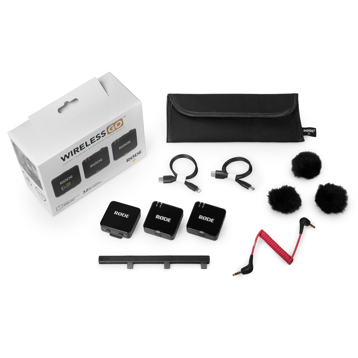 Rode Wireless GO (Gen. 3) Mikrofonsystem 2-Kanal, 0698813010462