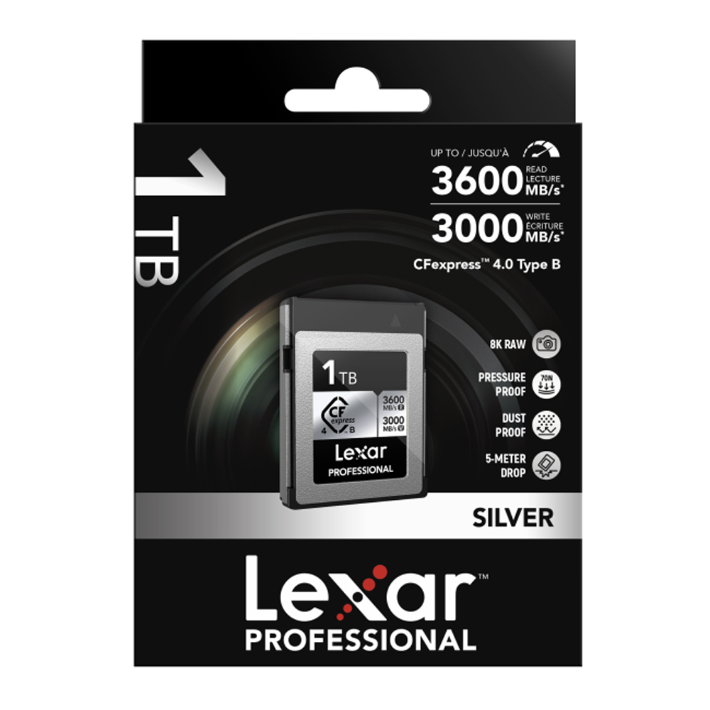 Lexar CFexpress 1 TB PRO Type B SILVER 4.0 Serie R 0843367135820