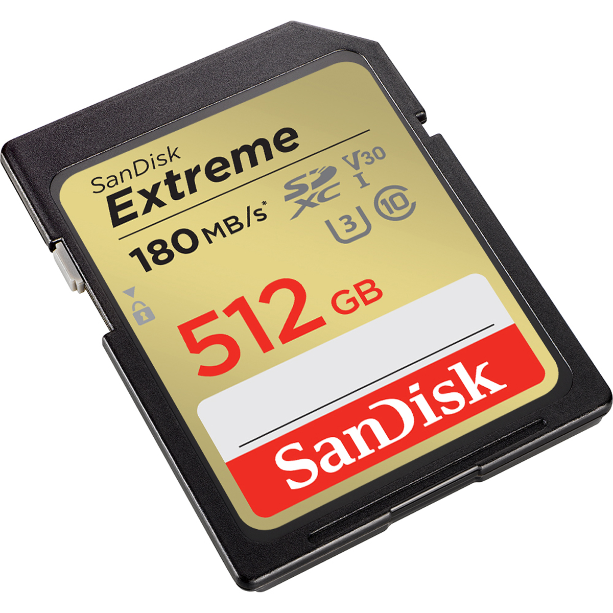 SanDisk 512 GB SDXC Extreme 180MB/s V30 UHS-I, Cla 0619659199265