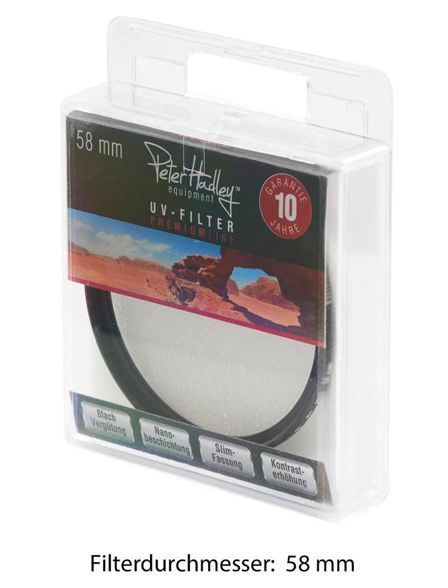 UV-Filter Ø 58 mm Peter Hadley MC Nano Premium 4002451000208