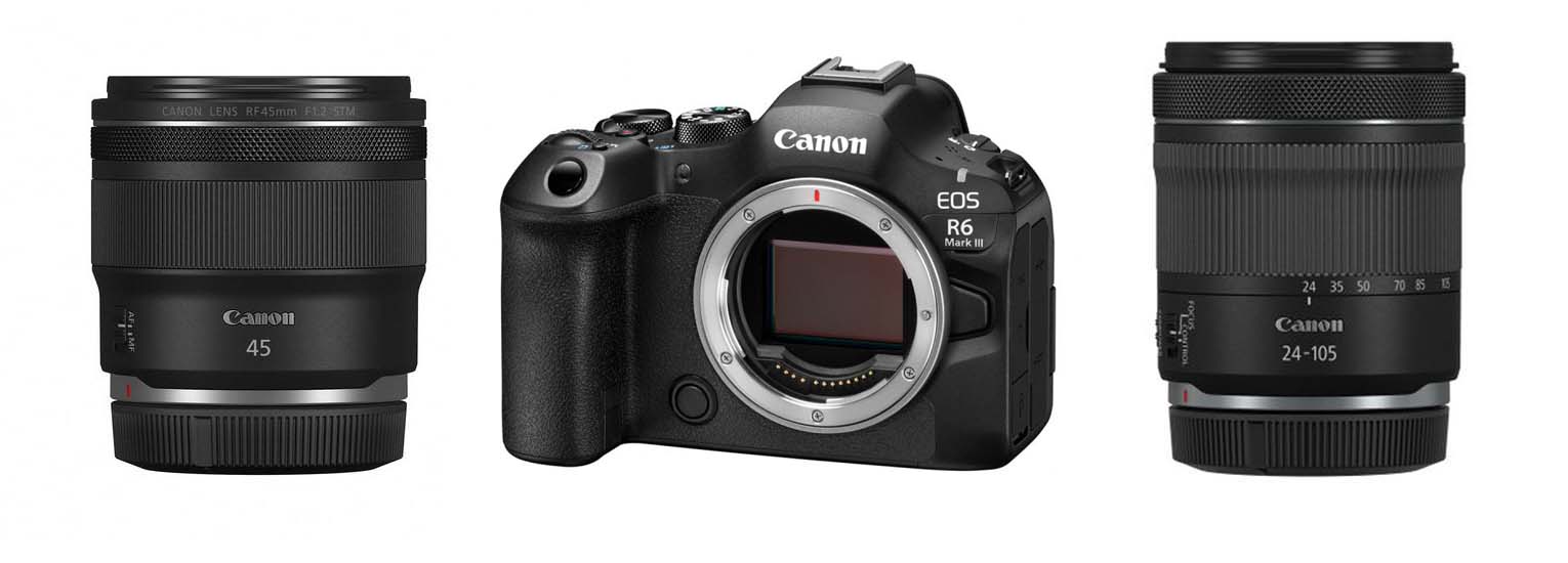 Canon EOS R6 III Set mit RF 1,2/45mm STM + RF 4,0-7,1/24-105 IS STM