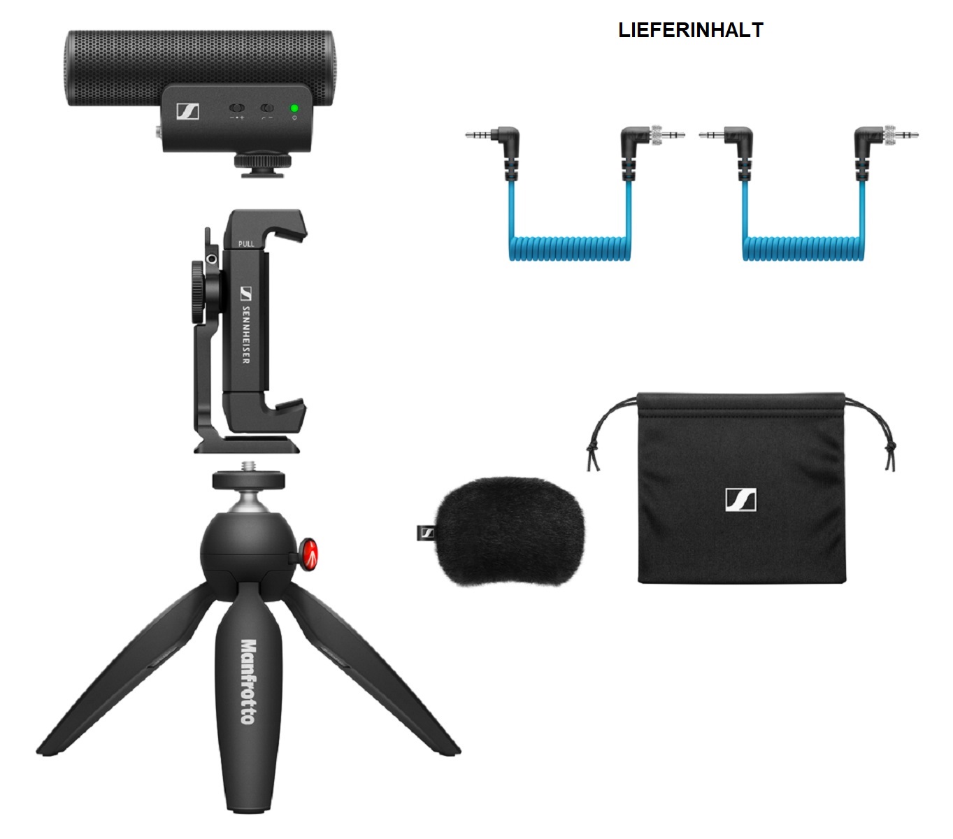 Sennheiser MKE 400 Mobile Kit Richtmikrofon 4044155259018