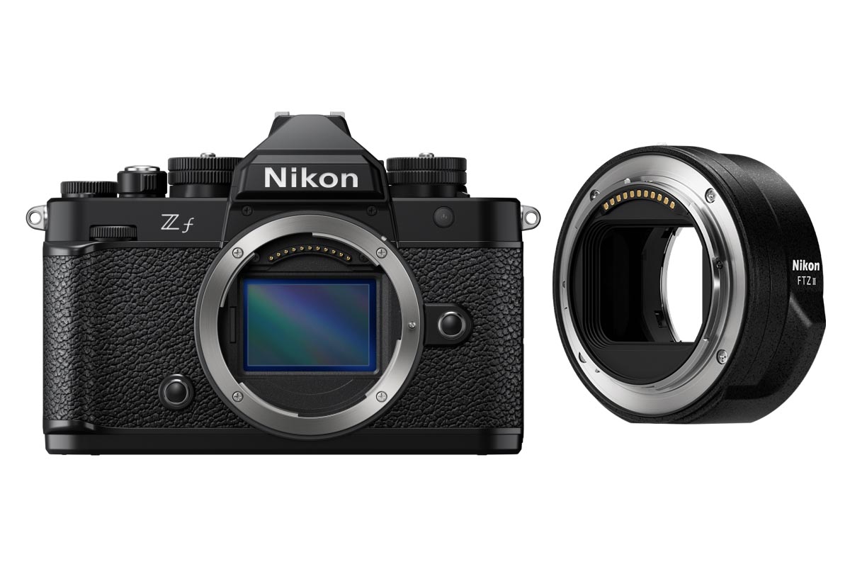 Nikon Zf Set mit Nikon FTZ II Bajonettadapter