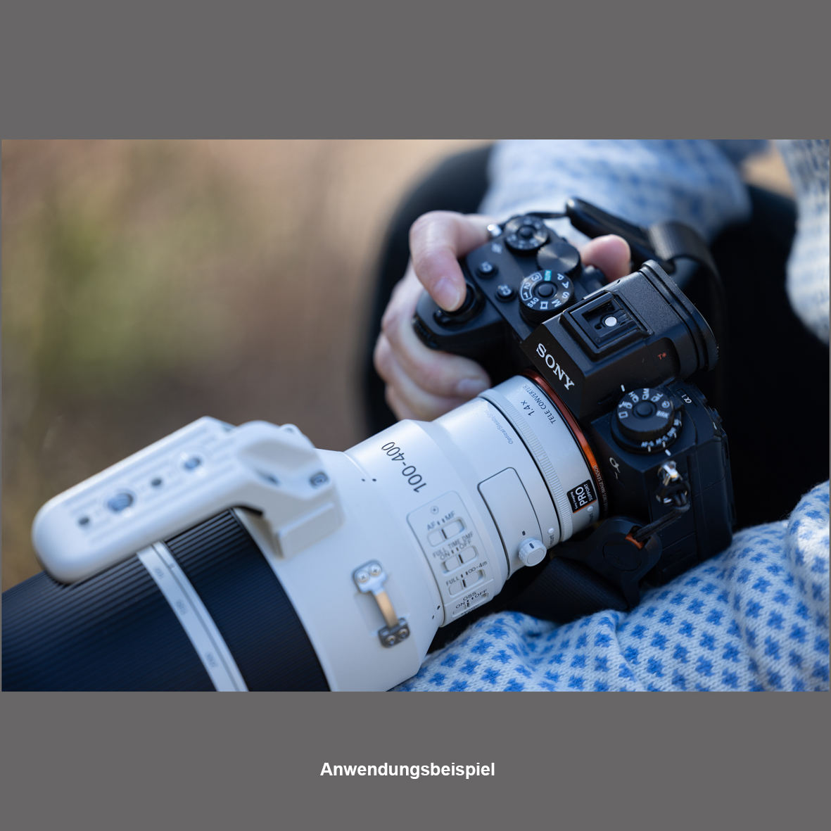 Sony SEL FE 4,5/100-400 mm GM Objektiv, schwarz