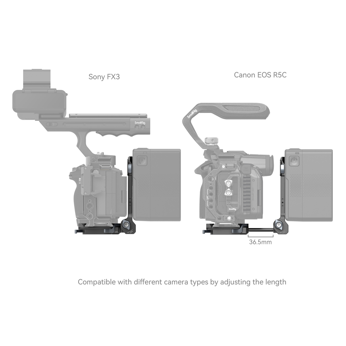 SmallRig 4064B Kompaktes V-Mount-Batterie Montages 6941590015132