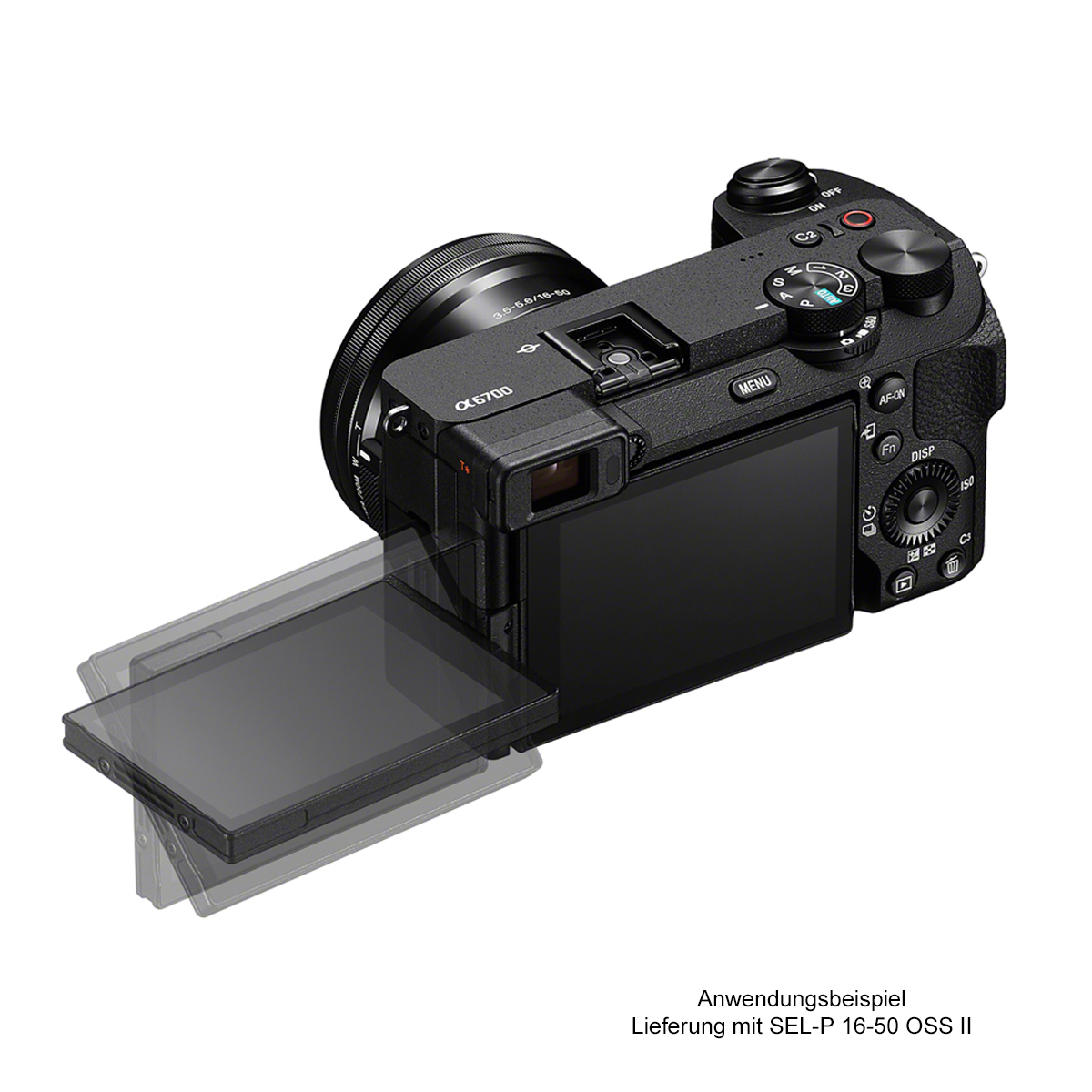 Sony Alpha ILCE-6700+3,5-5,6/16-50 mm II PZ OSS, schwarz, Kamerakit Sony Alpha ILCE-6700+3,5-5,6/16-50 mm II PZ OSS, schwarz, Kamerakit