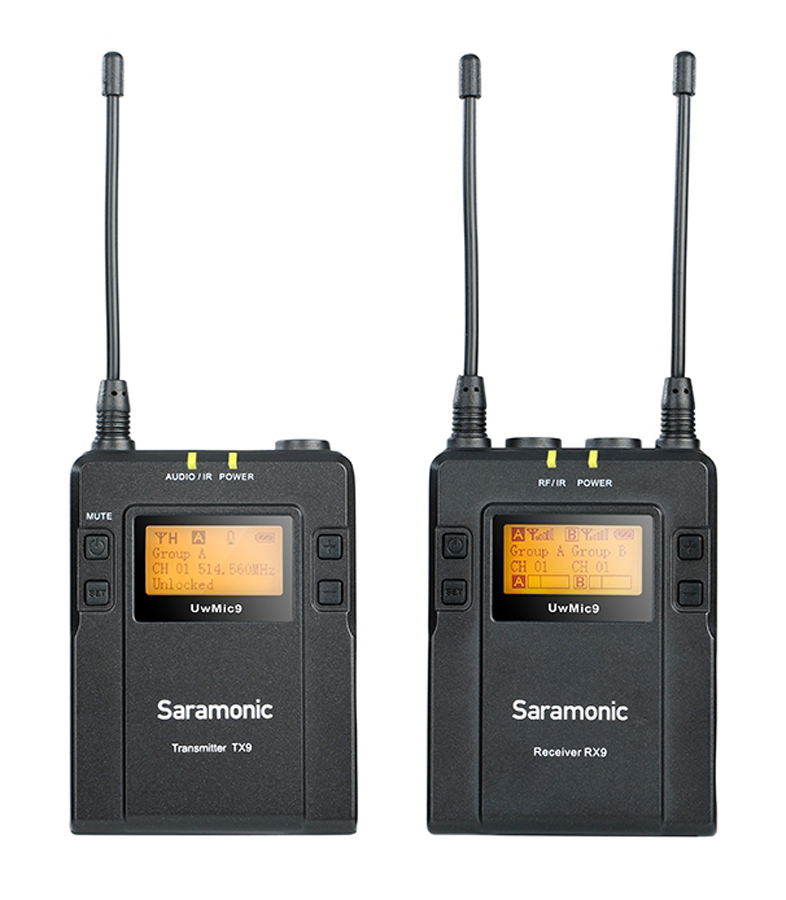Saramonic UwMic9 Kit 1 TX9+RX9 Transmitter + Receiver 6971008024081