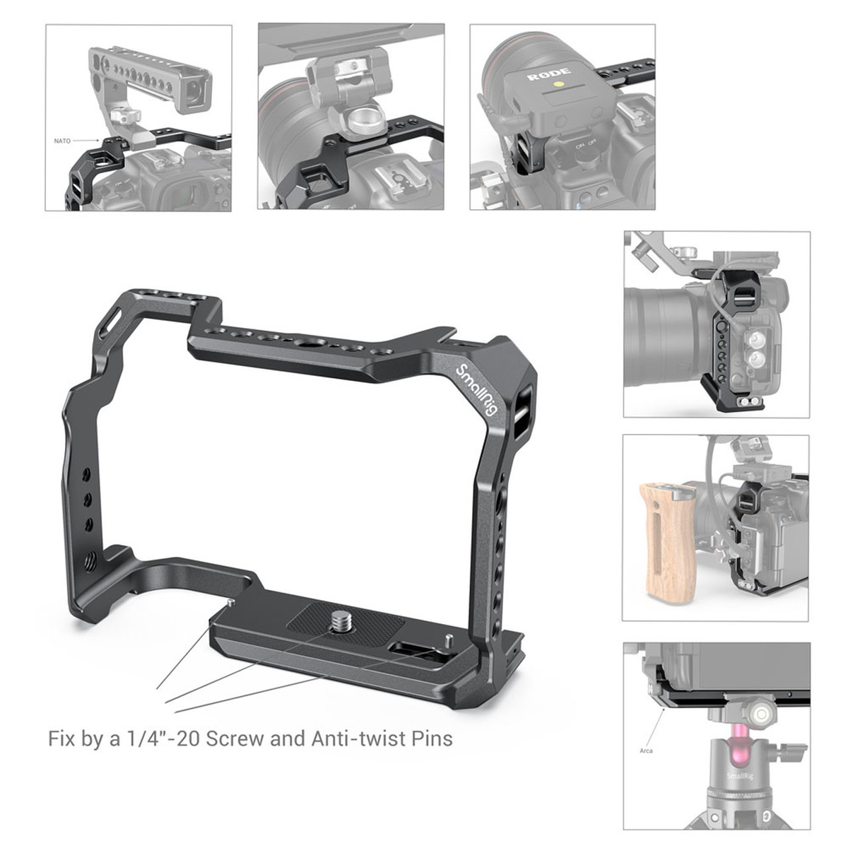 SmallRig 2982 Cage für Canon EOS R5/R6 und R5 C 6941590008752