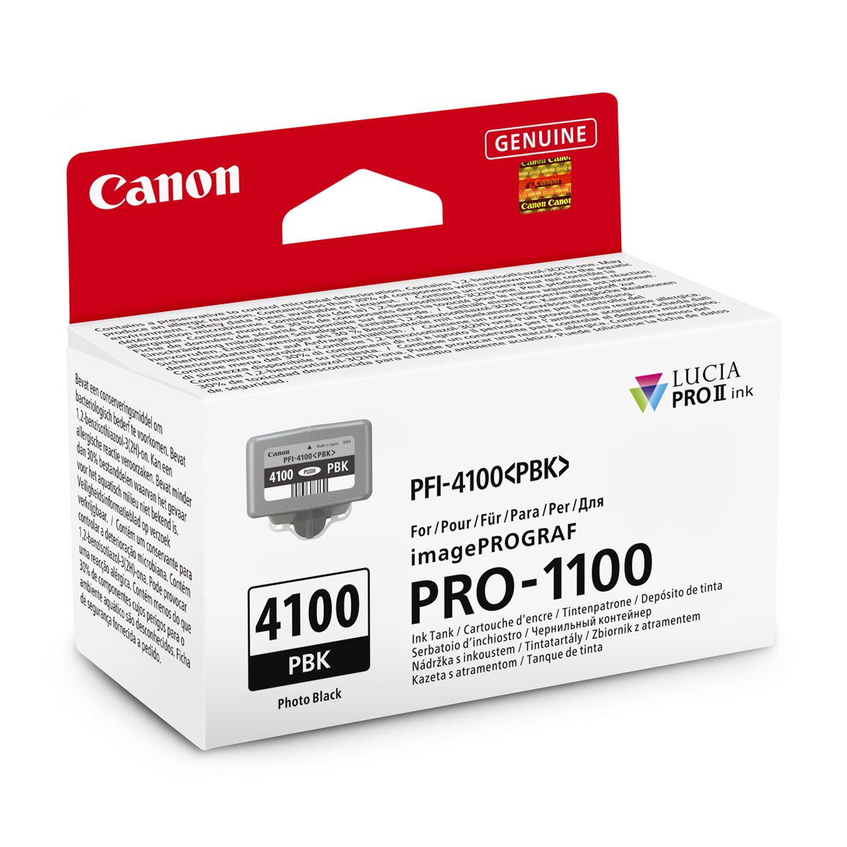 Canon PFI-4100PBK photoschwarz Tinte für ImageProg 4549292238020
