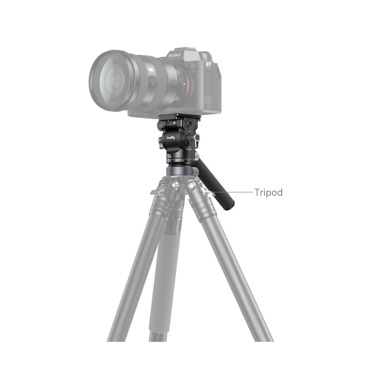 SmallRig 4170B Videokopf mit Nivelliersockel CH20 6941590013589