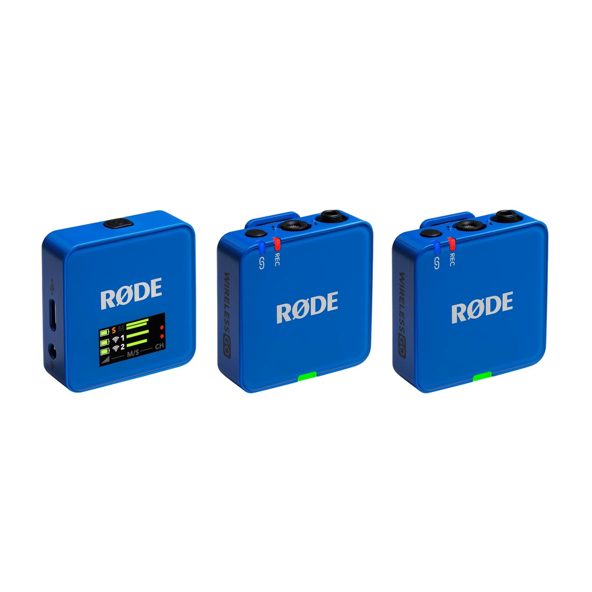 Rode Wireless GO (Gen. 3) Cobalt, dig., Mikrofonsystem, 2-Kanal, drahtlos Rode Wireless GO (Gen. 3) Cobalt, dig., Mikrofonsystem, 2-Kanal, drahtlos