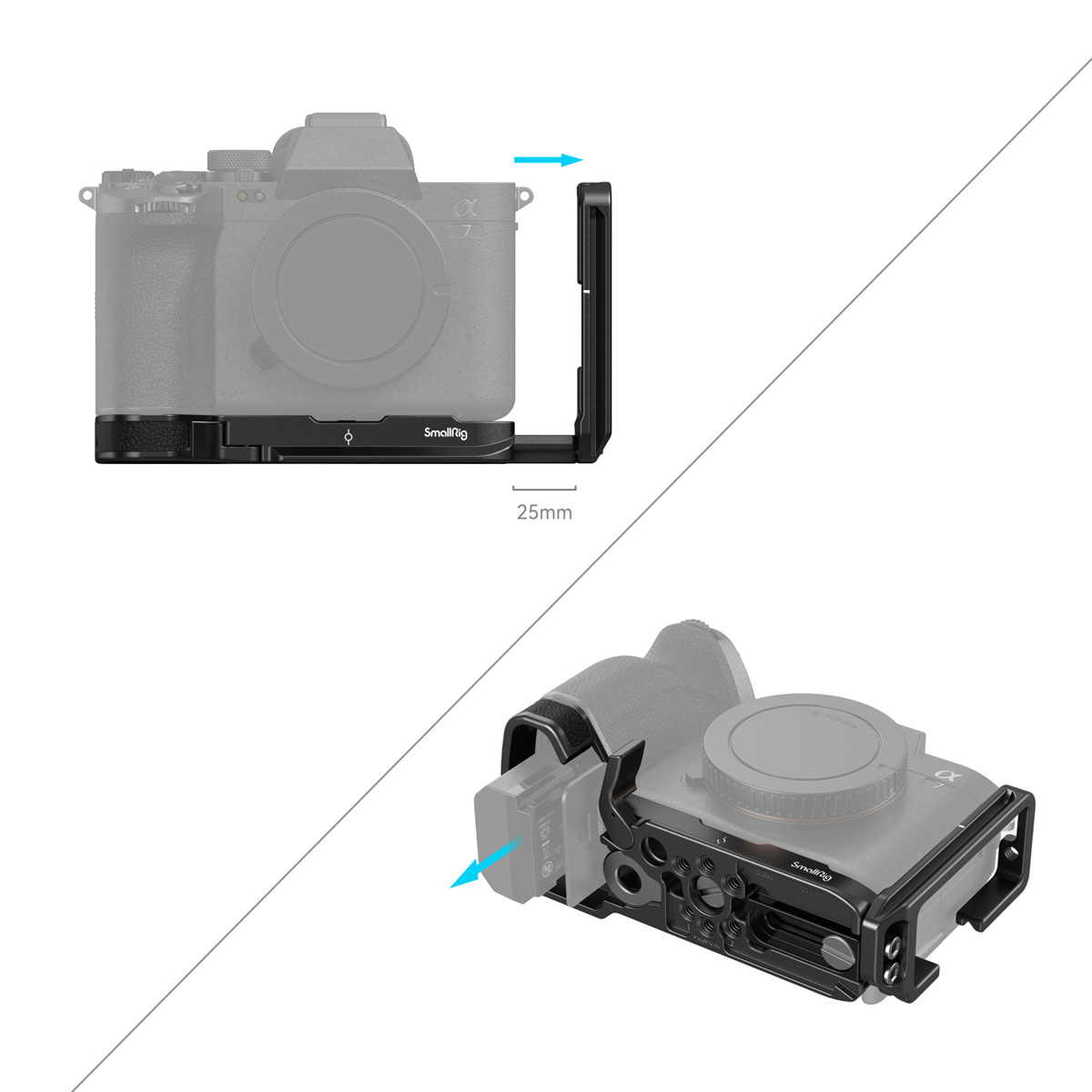 SmallRig 3660B L- Bracket für Sony Alpha 7R V/ IV 6941590013725