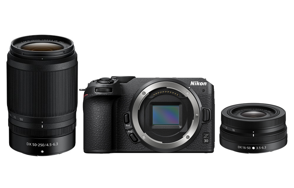 Nikon Z30 DZ-KIT DX 16-50mm f/3.5-6.3 VR + 50–250mm f/4.5-6.3 VR 4960759910790