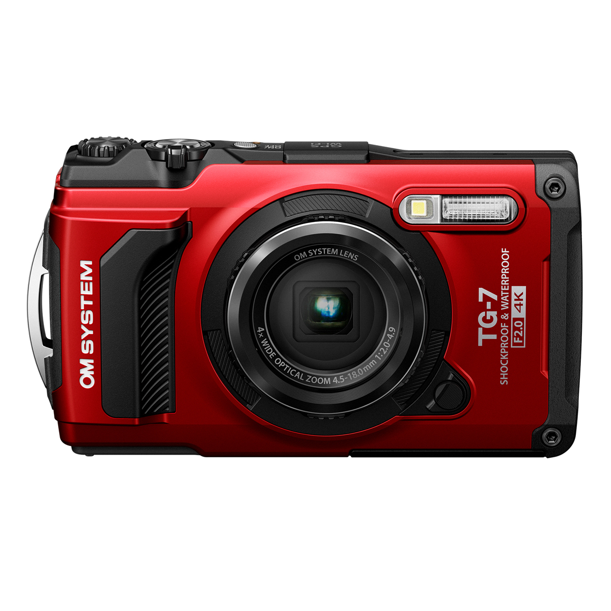OM SYSTEM TG-7 rot, Fisheye Kit, Kamera inkl. CLA-T01 Adapter+FCON-T01 Konverter