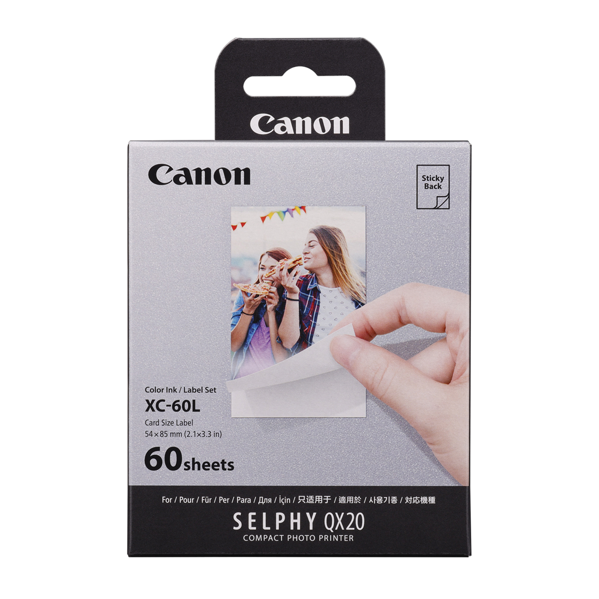 Canon XC-60L Sticker/Ink Set 60 Blatt im Kreditkar 4549292238495