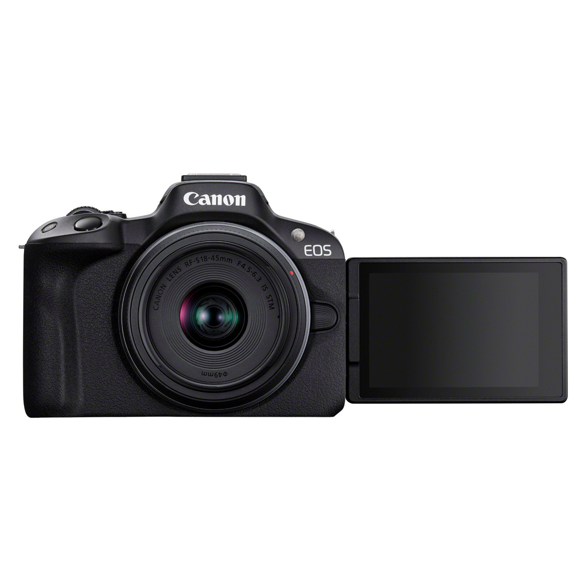 Canon EOS R50 + RF-S 18-45mm IS STM schwarz Kamerakit | 150€ Sofortrabatt 4549292205046