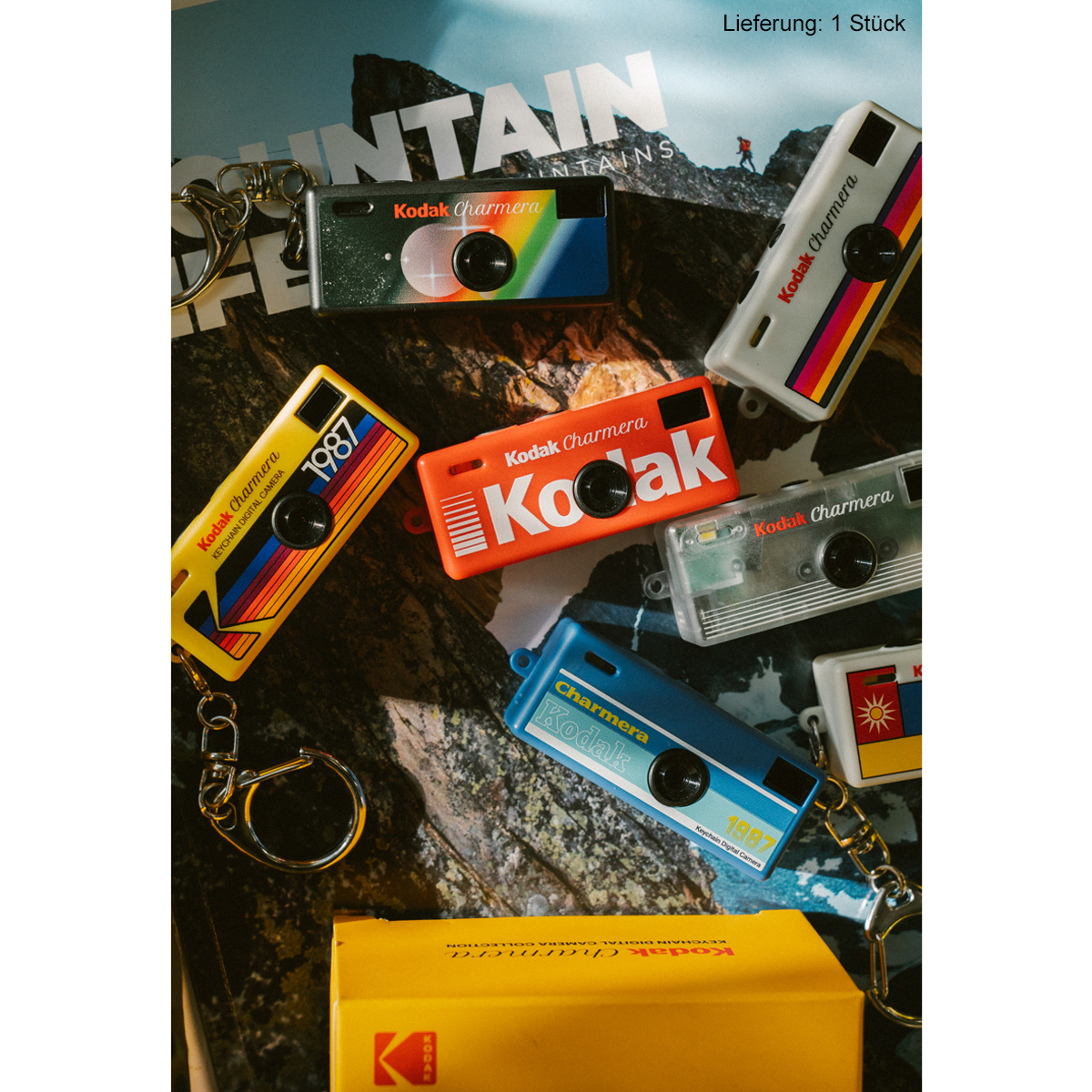 Kodak Charmera Schlüsselanhänger Digitalkamera, Blindbox Kodak Charmera Schlüsselanhänger Digitalkamera, Blindbox